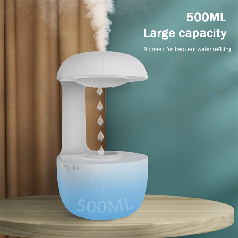 Anti-Gravity Cool Mist Humidifier with Levitating Water Drops