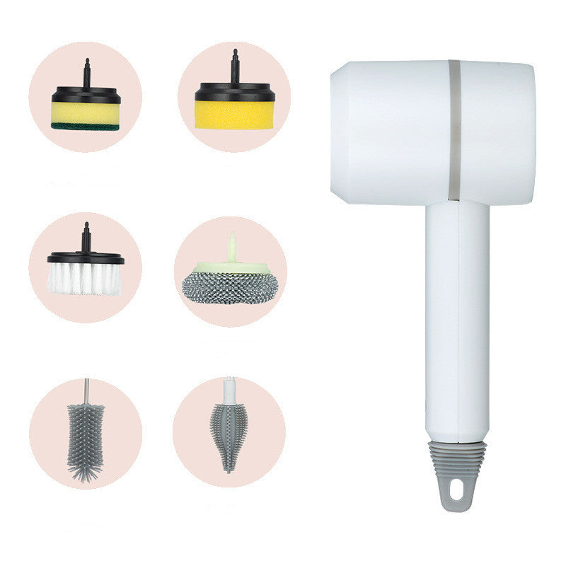 USB Rechargeable Electric Cleaning Brush for Kitchen and Bathroom