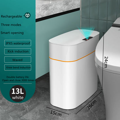 Automatic Smart Trash Can with Lid for Home Use - Idea Spark Hub 