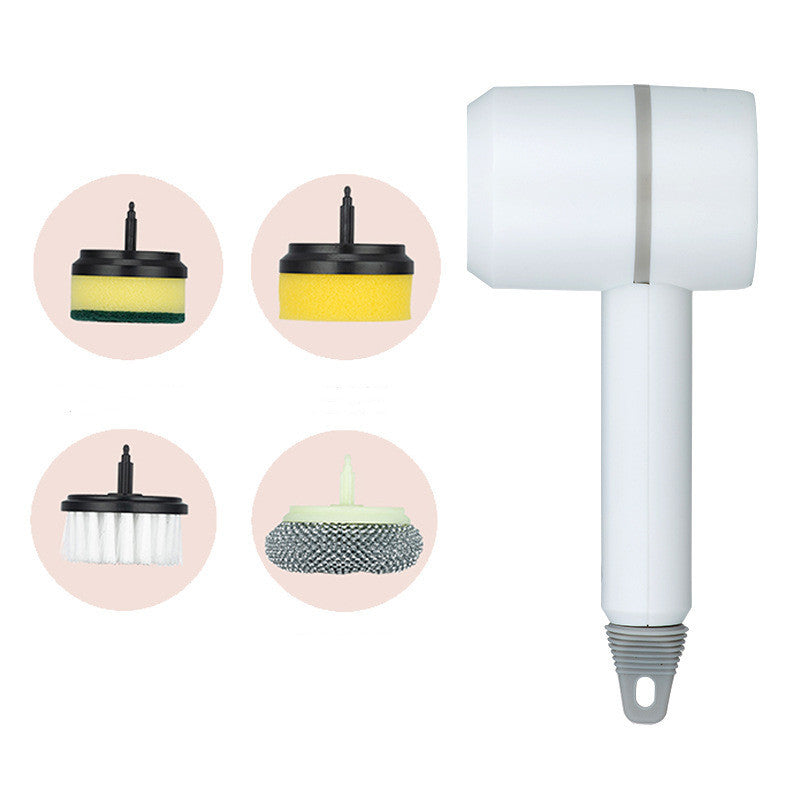 USB Rechargeable Electric Cleaning Brush for Kitchen and Bathroom