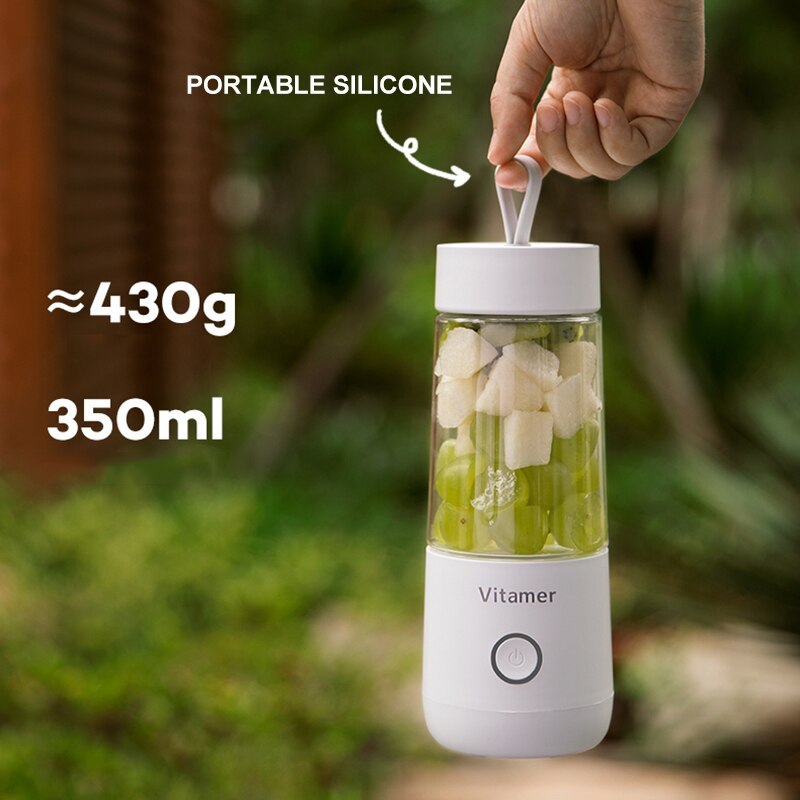 Portable USB Rechargeable Blender for Smoothies and Juices