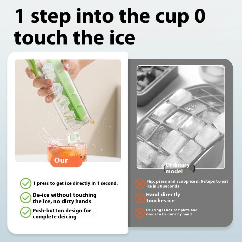 Ice Cube Tray Mold with Storage Box