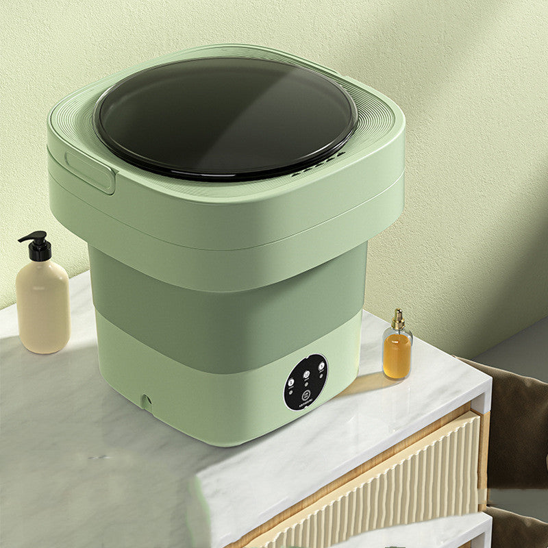Portable Foldable Mini Washing Machine with Spin Dry