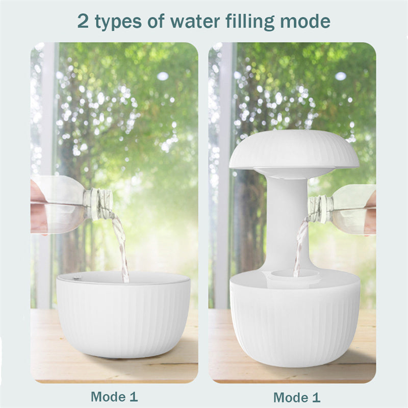 Anti-Gravity Cool Mist Humidifier with Levitating Water Drops