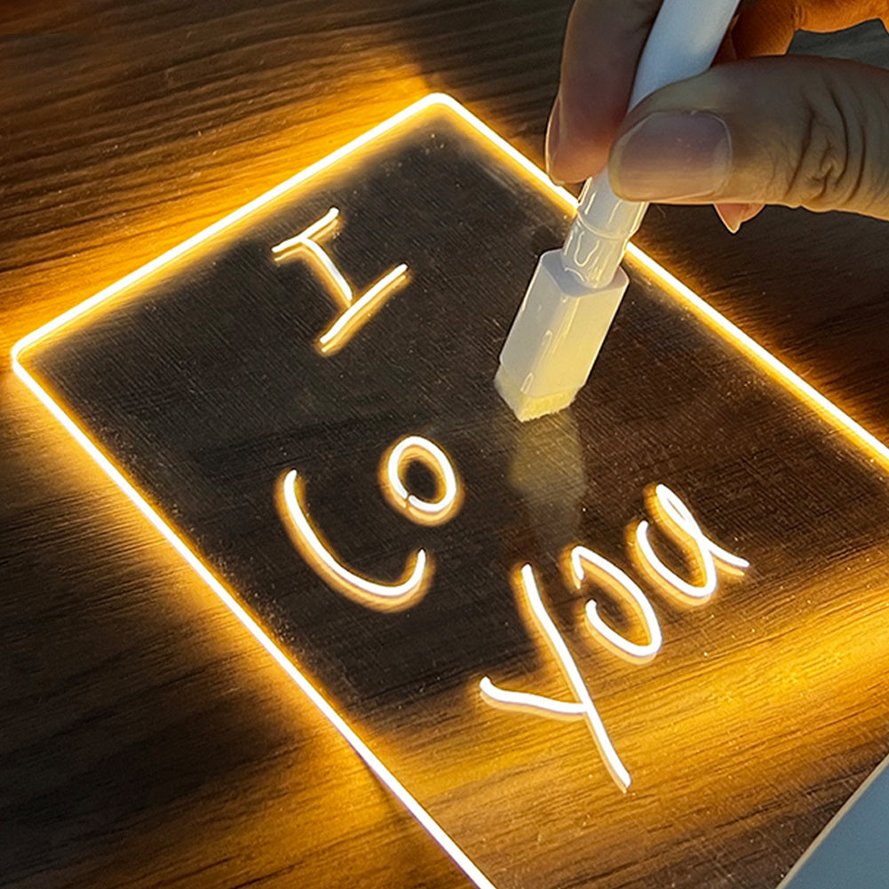 USB Night Light with LED Message Board