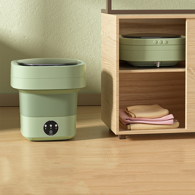 Portable Foldable Mini Washing Machine with Spin Dry