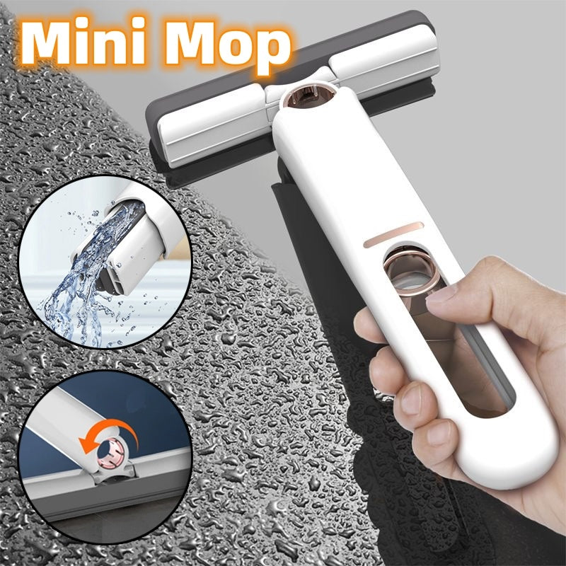 Mini Foldable Sponge Mop for Floor and Glass Cleaning