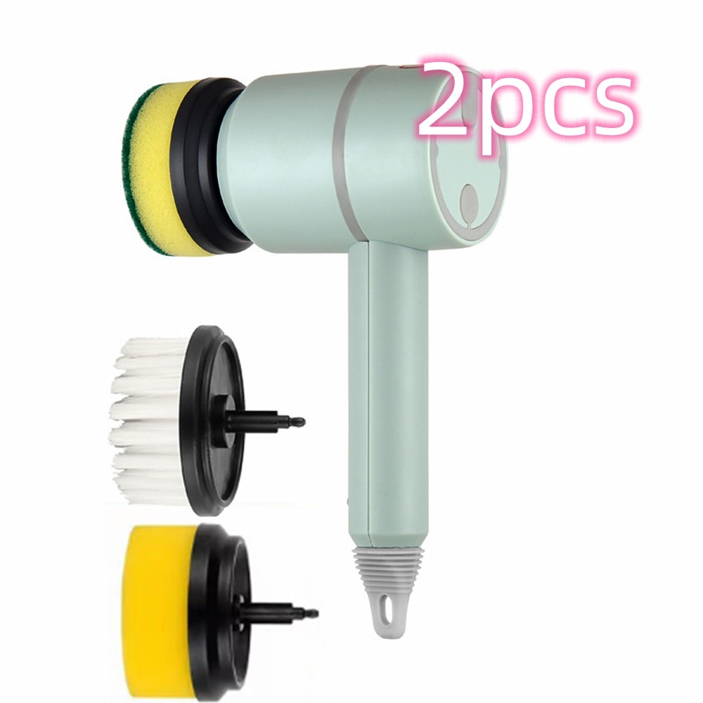 USB Rechargeable Electric Cleaning Brush for Kitchen and Bathroom