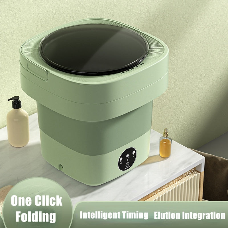 Portable Foldable Mini Washing Machine with Spin Dry